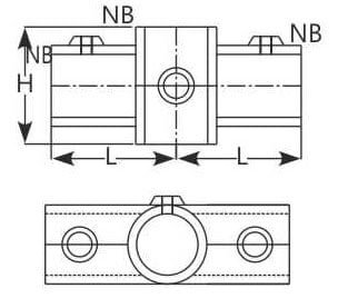 STRUCTURE FITTINGS - DOUBLE TEE