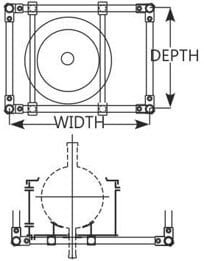 For vessels (IN HEATING MENTLES)